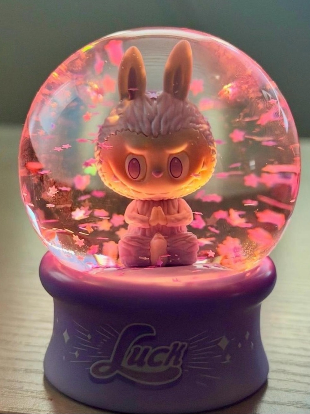 Labubu Snow Globe - “Luck”